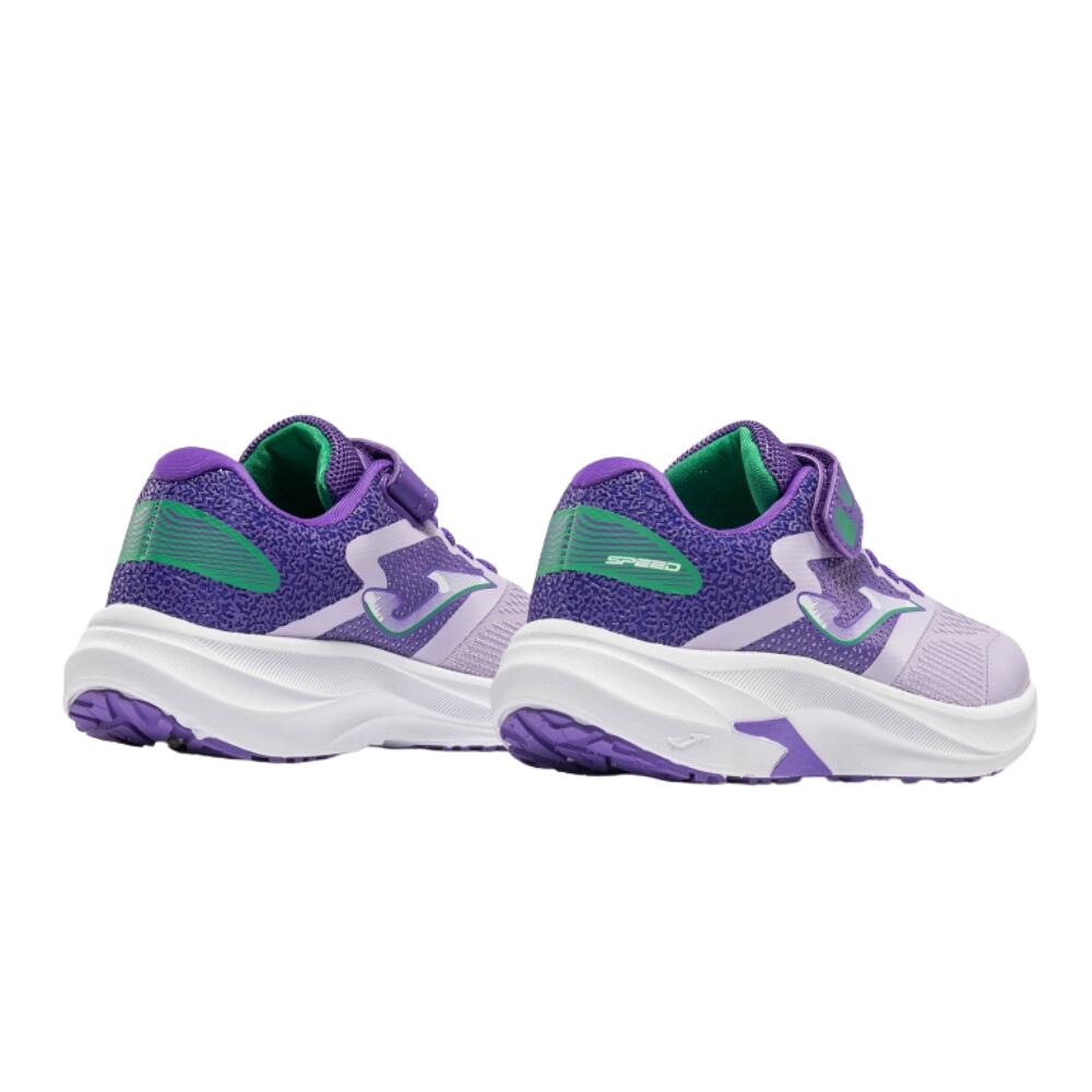 Joma Speed JR 2619 Purple – Sapatilhas de corrida para meninas com malha VTS e s 3/7
