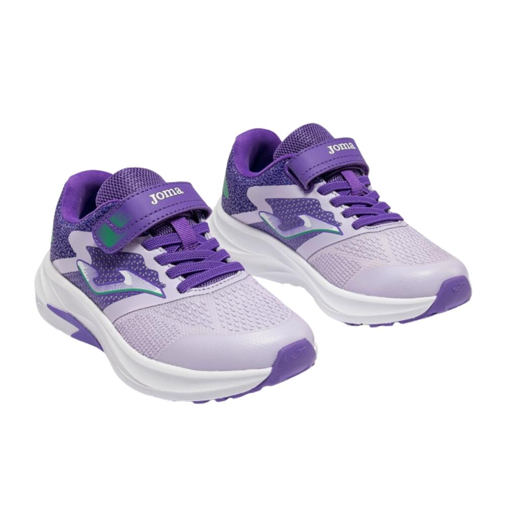 Joma Speed JR 2619 Purple – Sapatilhas de corrida para meninas com malha VTS e s 2/7