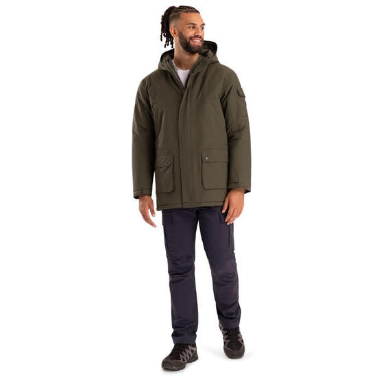 Trespass Stewart Herren Stepp-Regenjacke - Schwarz