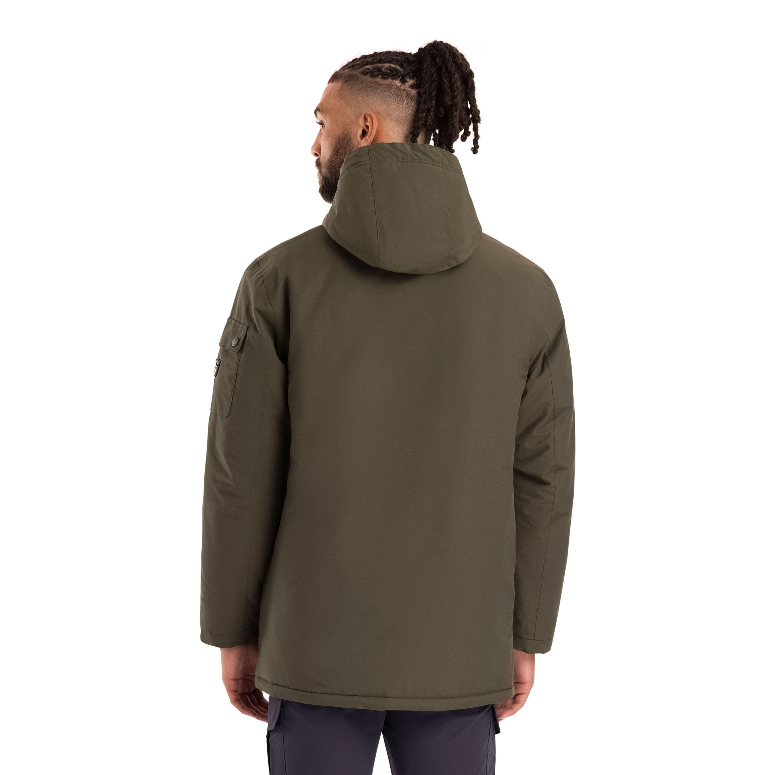 Trespass Stewart - Chaqueta impermeable para hombre Dark Vine 3/5