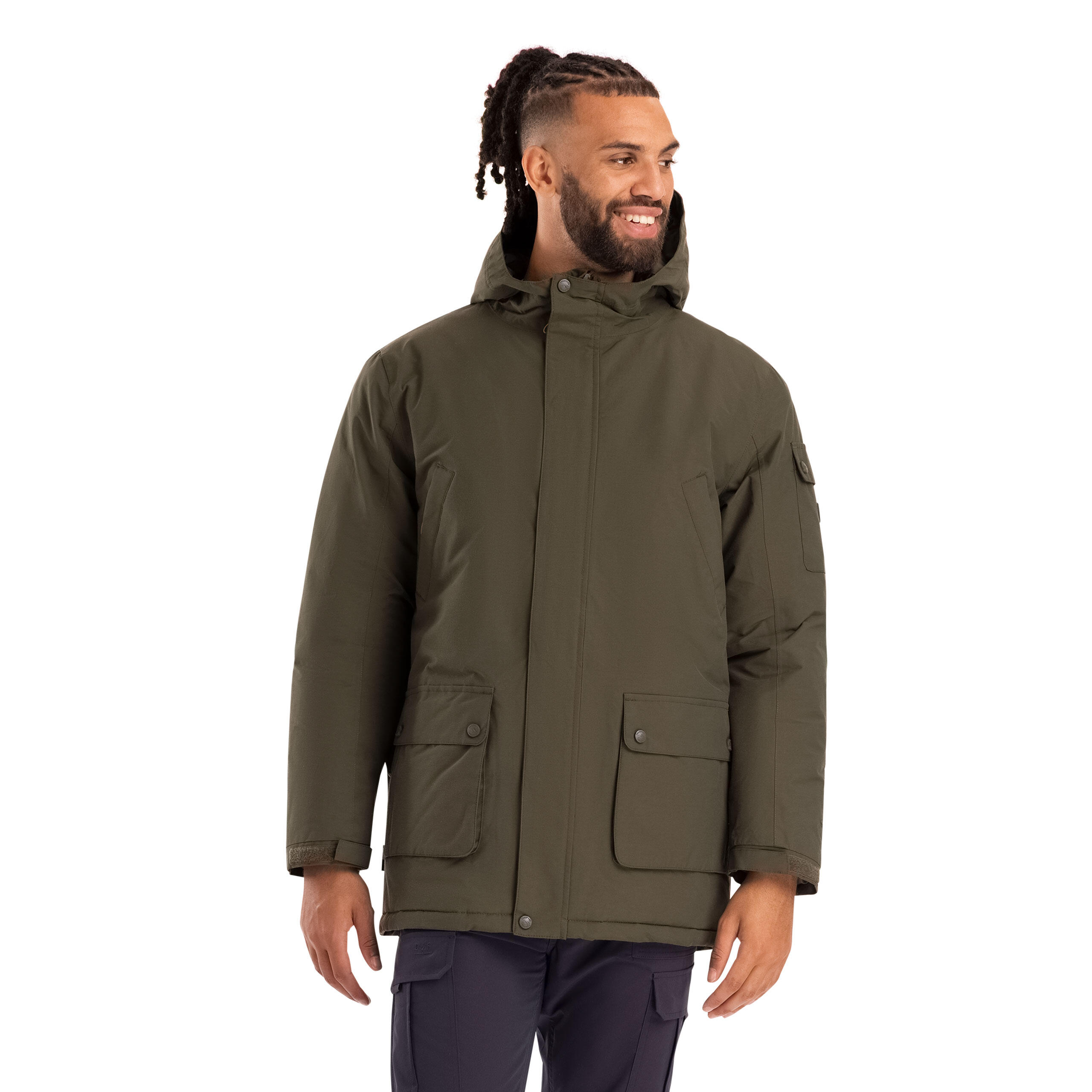 Trespass Stewart - Chaqueta impermeable para hombre Dark Vine 2/5