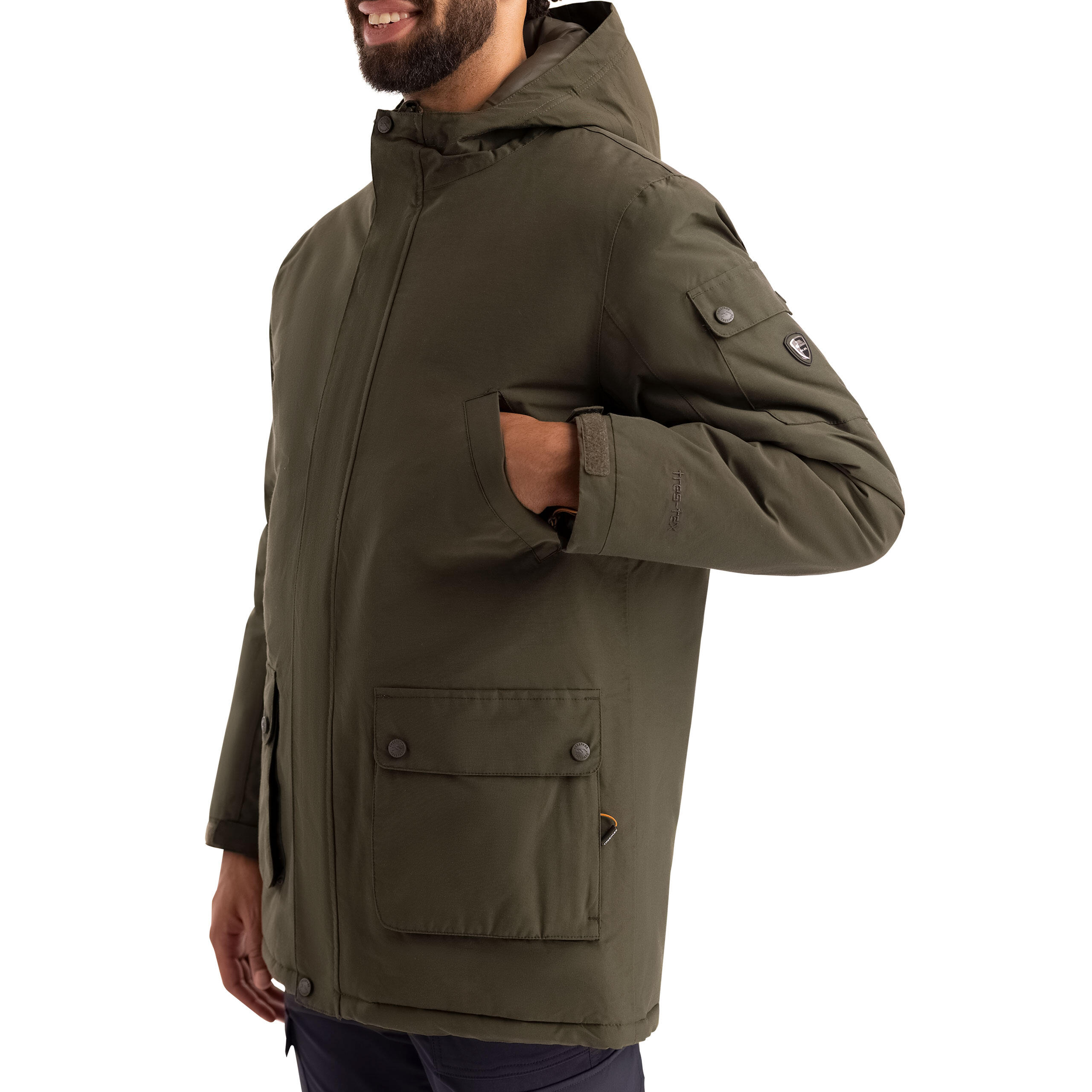 Trespass Stewart - Chaqueta impermeable para hombre Dark Vine 4/5