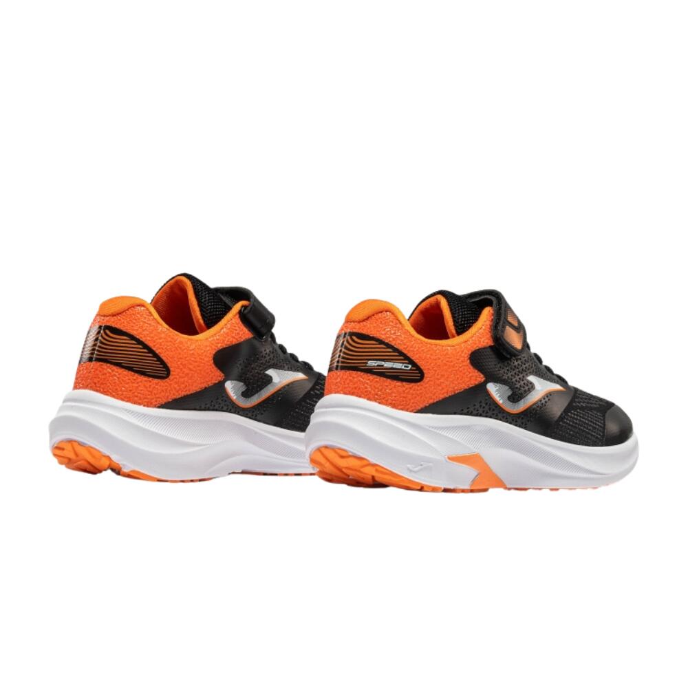 Joma Speed JR 2601 Preto/Laranja – Sapatilhas de corrida para jovens 3/5
