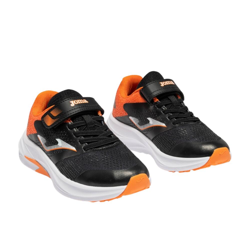 Joma Speed JR 2601 Preto/Laranja – Sapatilhas de corrida para jovens 2/5