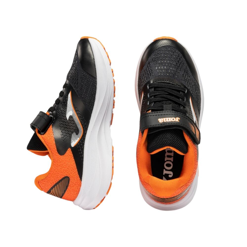 Joma Speed JR 2601 Preto/Laranja – Sapatilhas de corrida para jovens 4/5