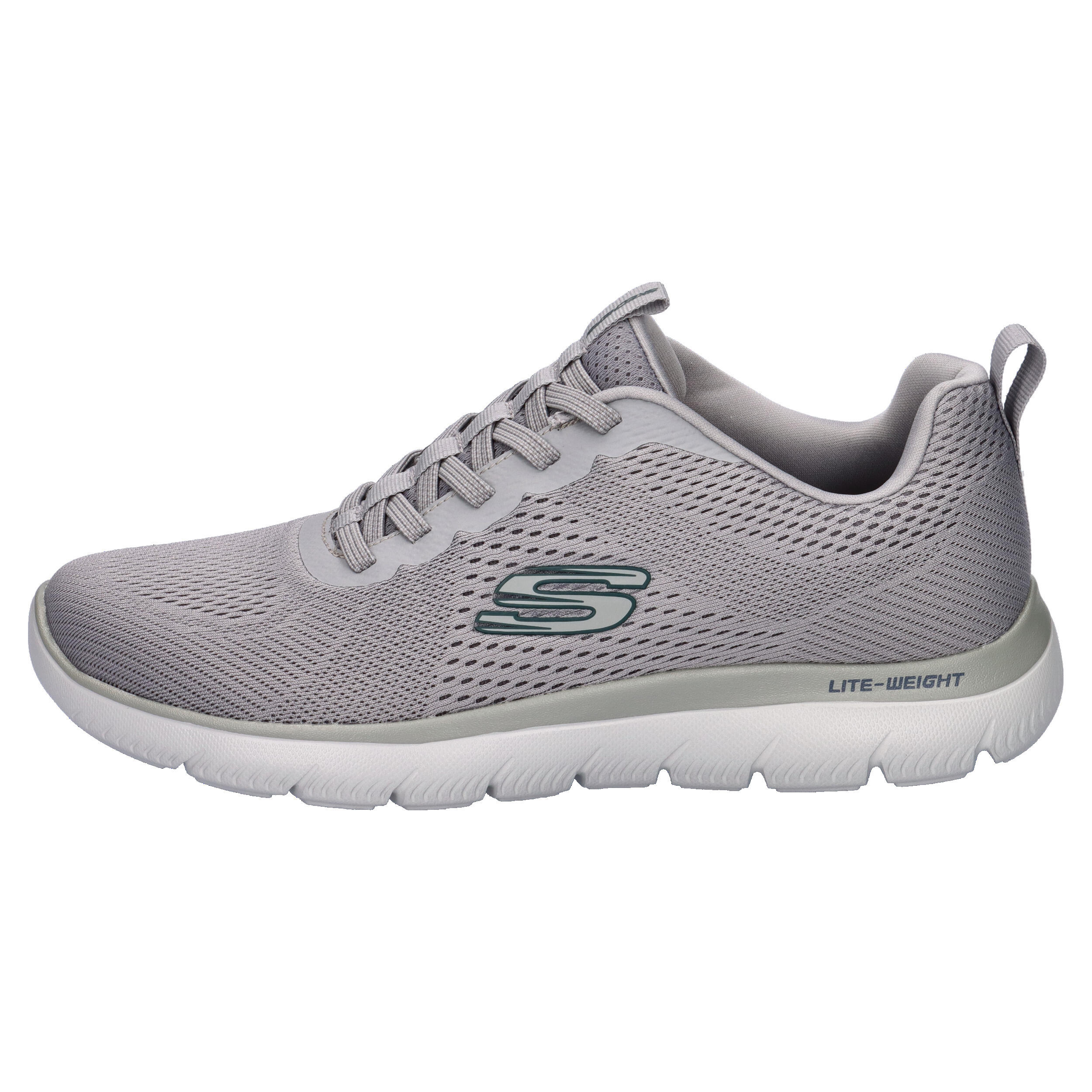 Skechers Herren Summits Eckler Slip-ins Sneaker 232963 GYNV Gray/Blau 10/15