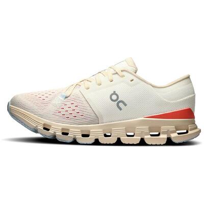 Sportschoenen vrouw on running cloud x 4 beige