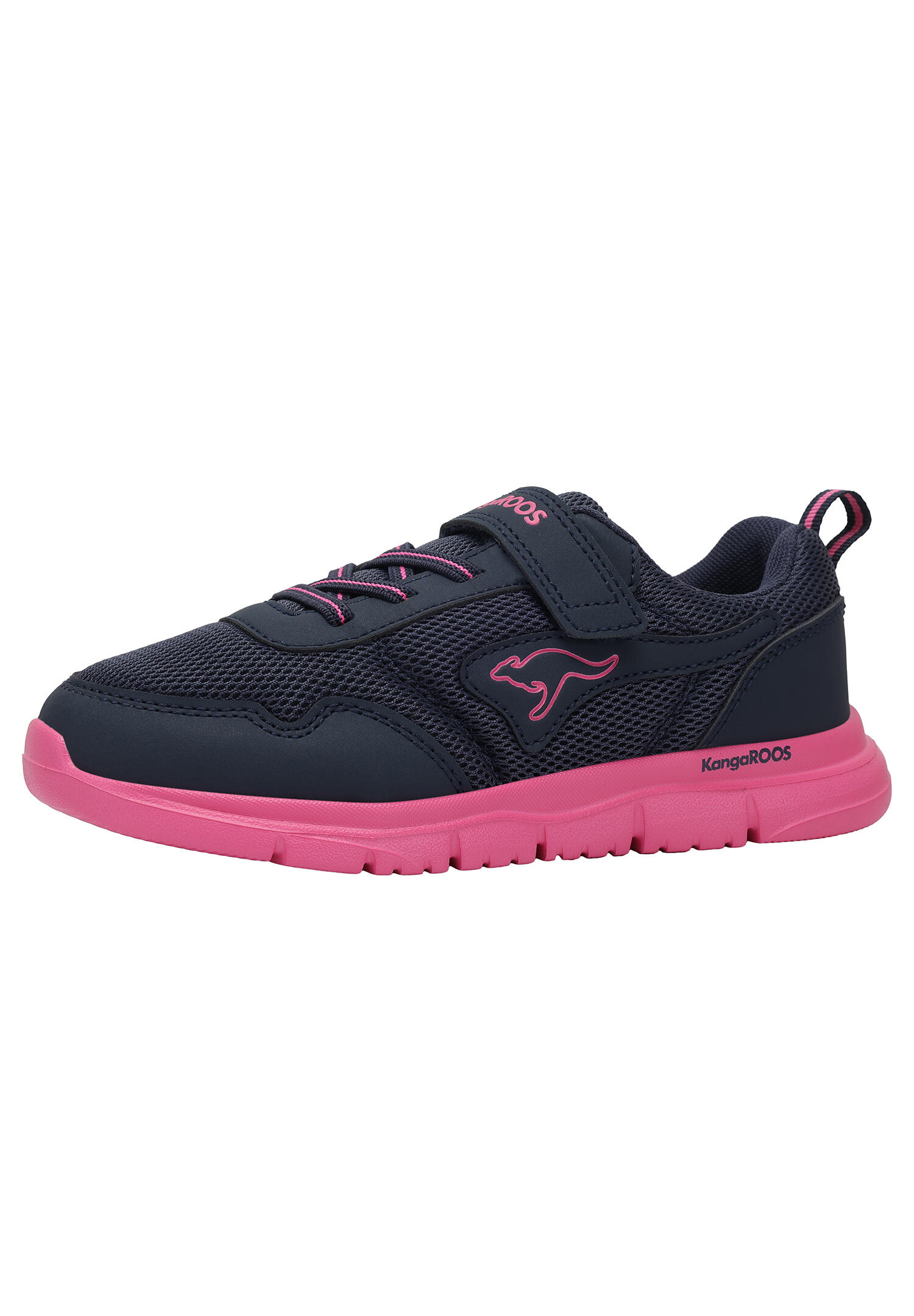 KangaROOS Kinder K-ETK Possum EV Sneaker 10337 000 4455 DK Blau/Daisy Pink OC 3/7