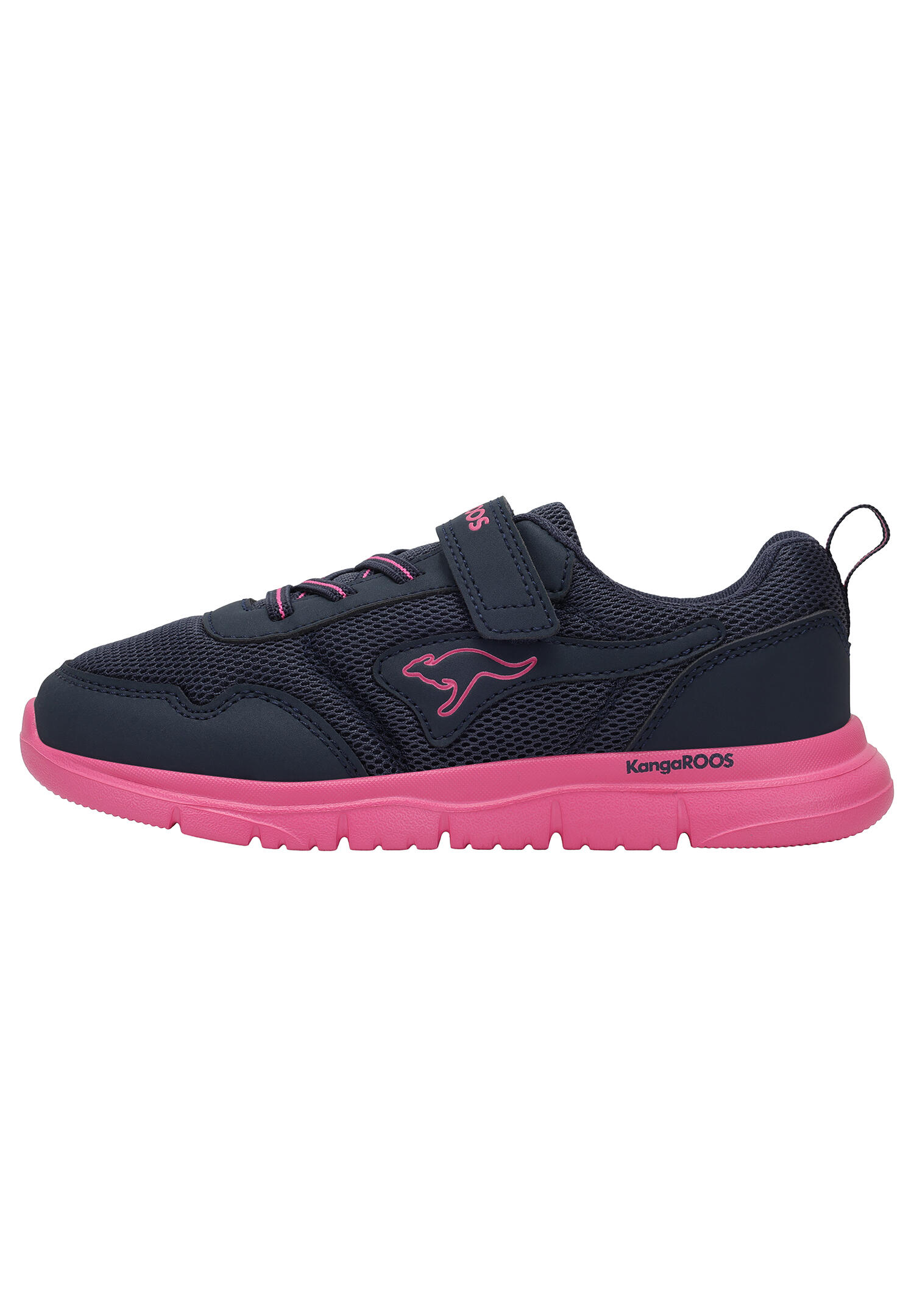 KangaROOS Kinder K-ETK Possum EV Sneaker 10337 000 4455 DK Blau/Daisy Pink OC 2/7