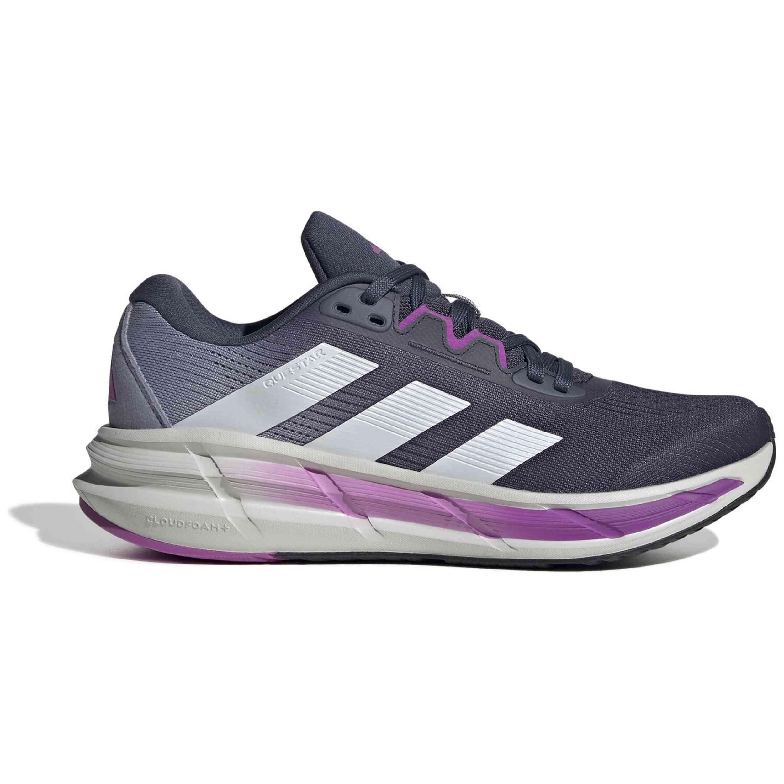 Adidas - Chaussures De Course Adidas Modèle Jq5064 Pour Femmes - Chaussures D'Athlétisme - Violet - Decathlon