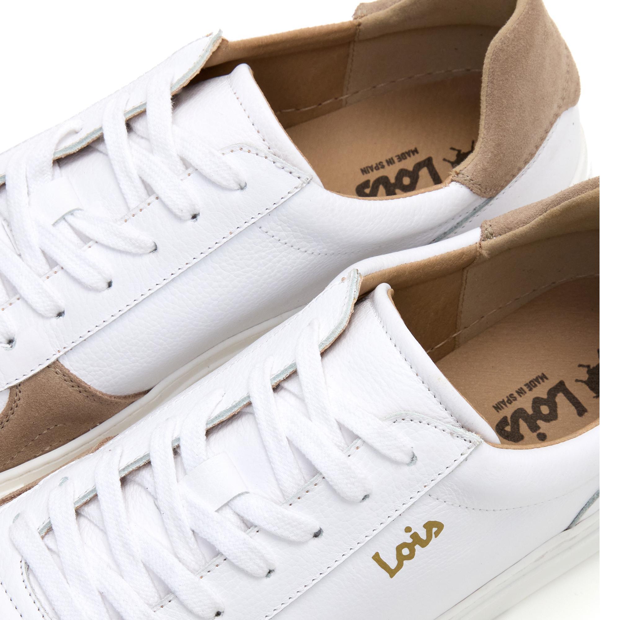 Zapatillas Hombre Lois 74442 Blancas 5/5