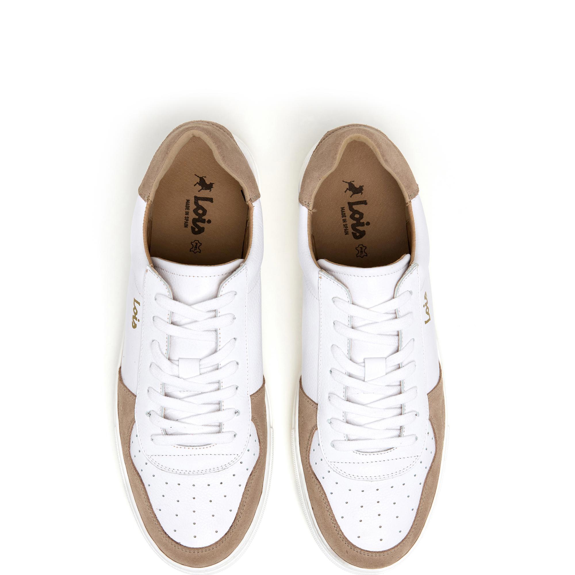 Zapatillas Hombre Lois 74442 Blancas 4/5