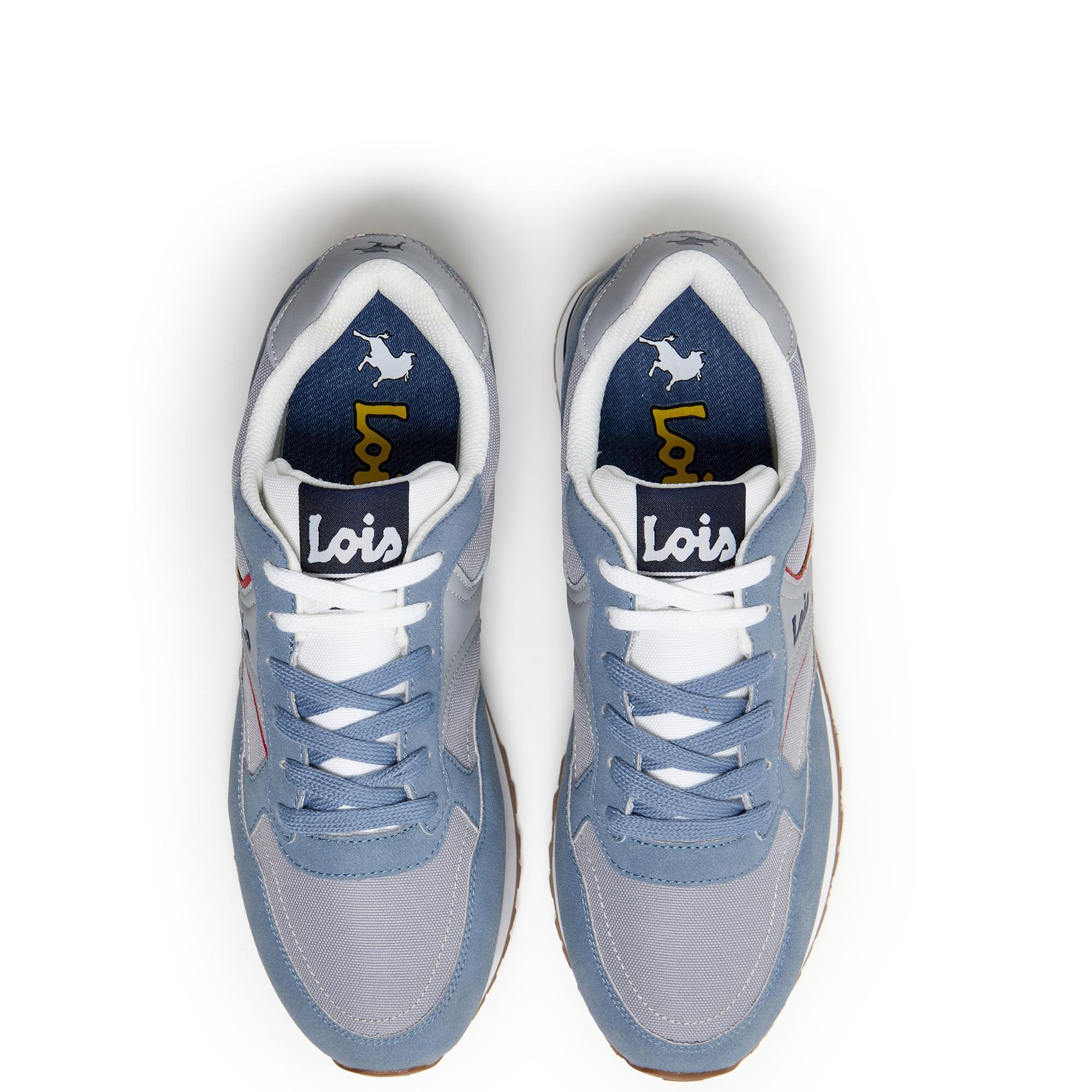 Zapatillas Hombre Lois 64525 Celeste 4/5