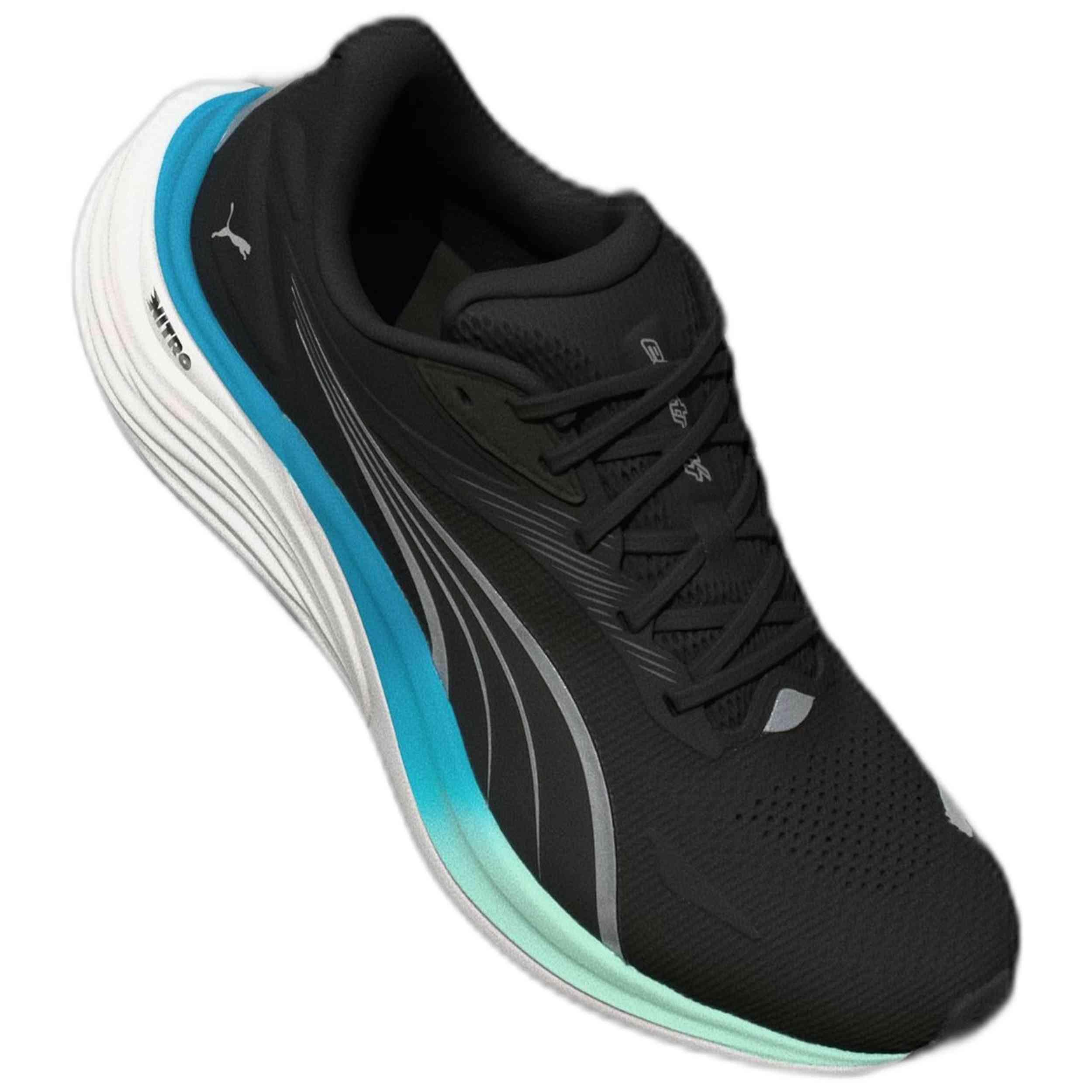 Puma - Chaussures De Course Puma Modèle 310789-13 Pour Homme - Chaussures D'Athlétisme - Noir - Decathlon