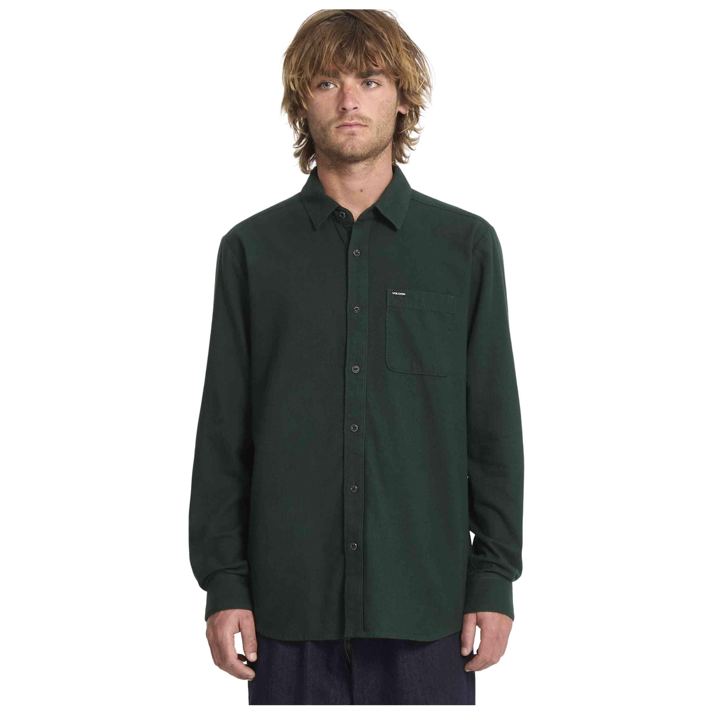 Volcom - Chemise Volcom Modèle A0532508-scb Pour Homme - Surchemise - Vert - Decathlon