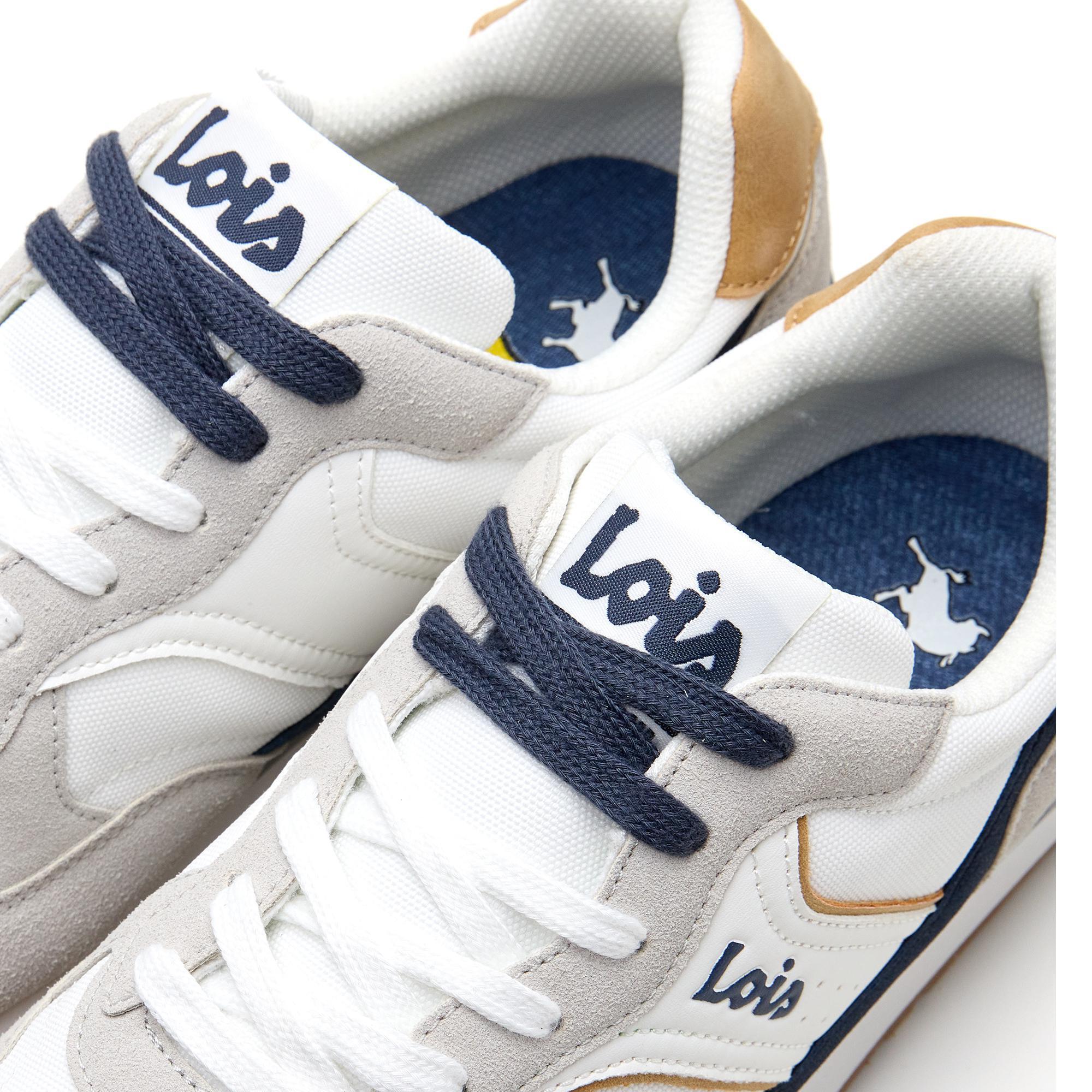Zapatillas Hombre Lois 64525 Blancas 5/6