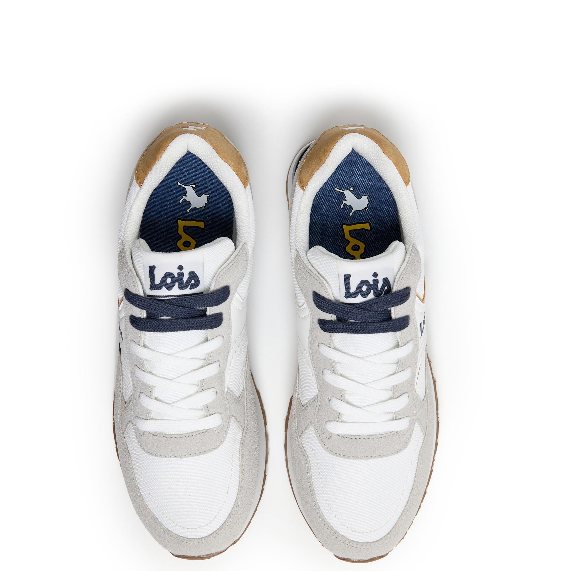 Zapatillas Hombre Lois 64525 Blancas 4/6