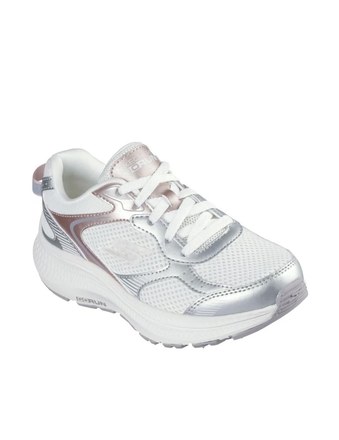 Sneakers per ragazze Skechers Go Run Consistent 2.0 Bianche. 2/5