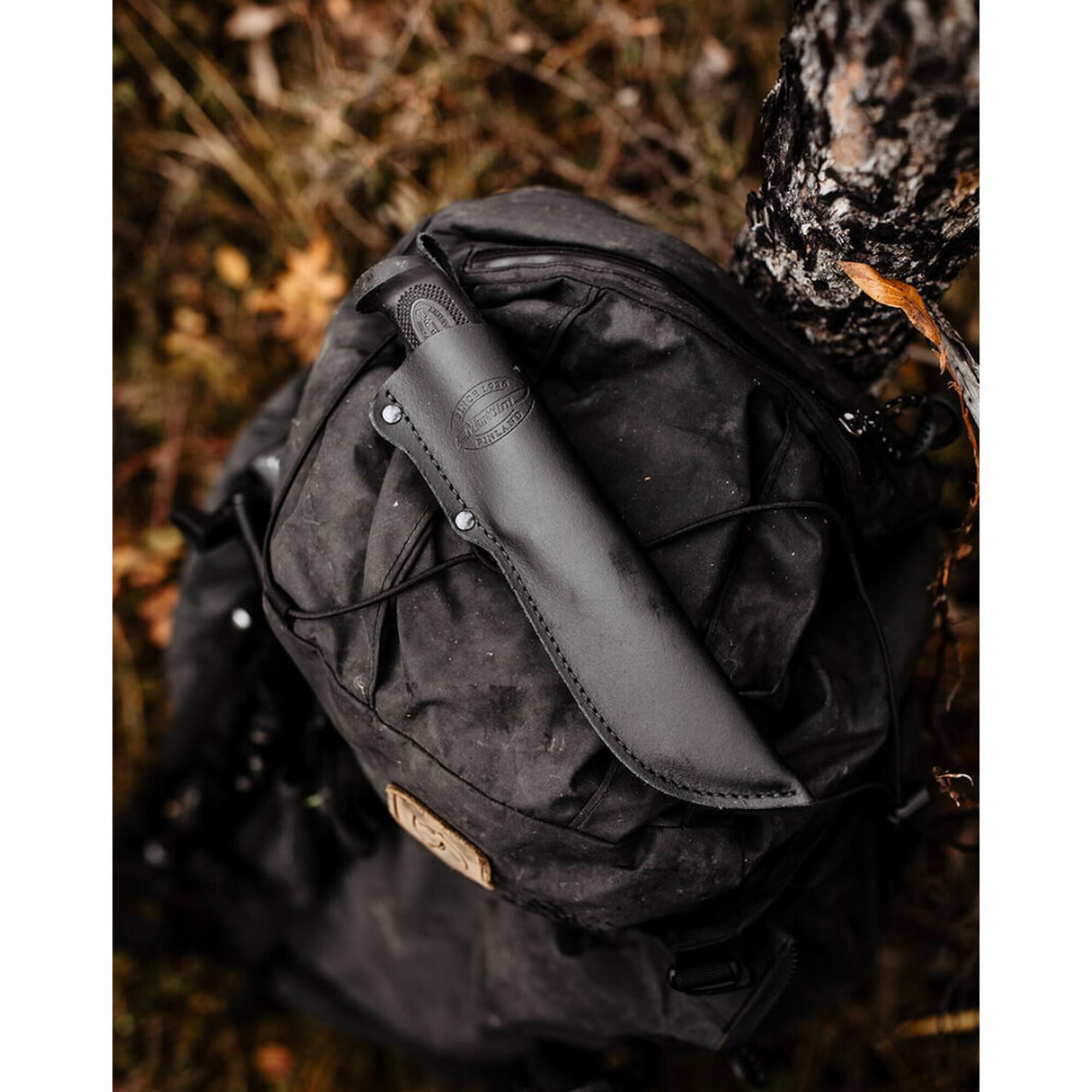 Cutit Marttiini Condor Trailblazer cu amnar, lama 11 cm, teaca piele