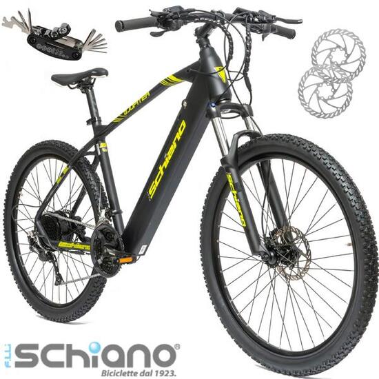 Rower Elektryczny Męski Damski MTB 504Wh Górski 27,5 Shimano Alivio