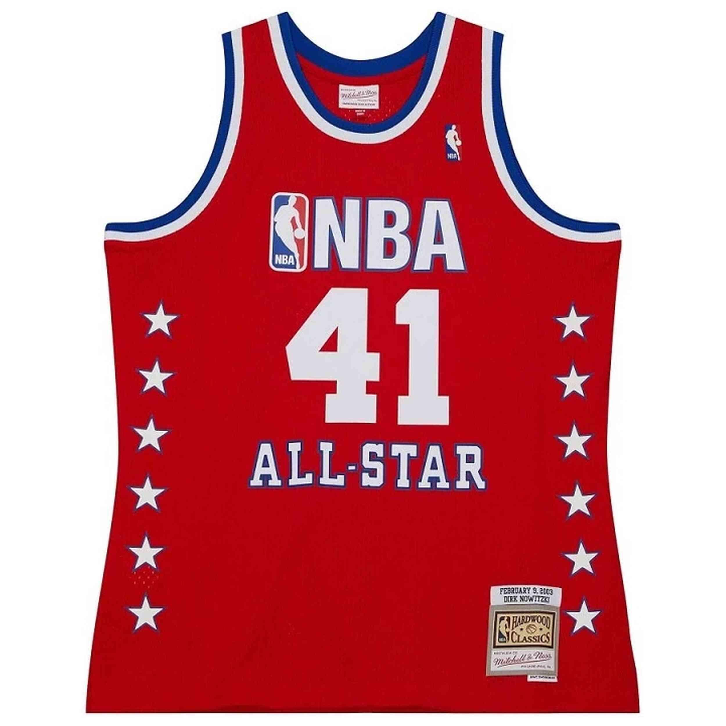 Maillot de basket Mitchell & ness modèle SMJY5299-ASW03DNORED pour homme 1/3