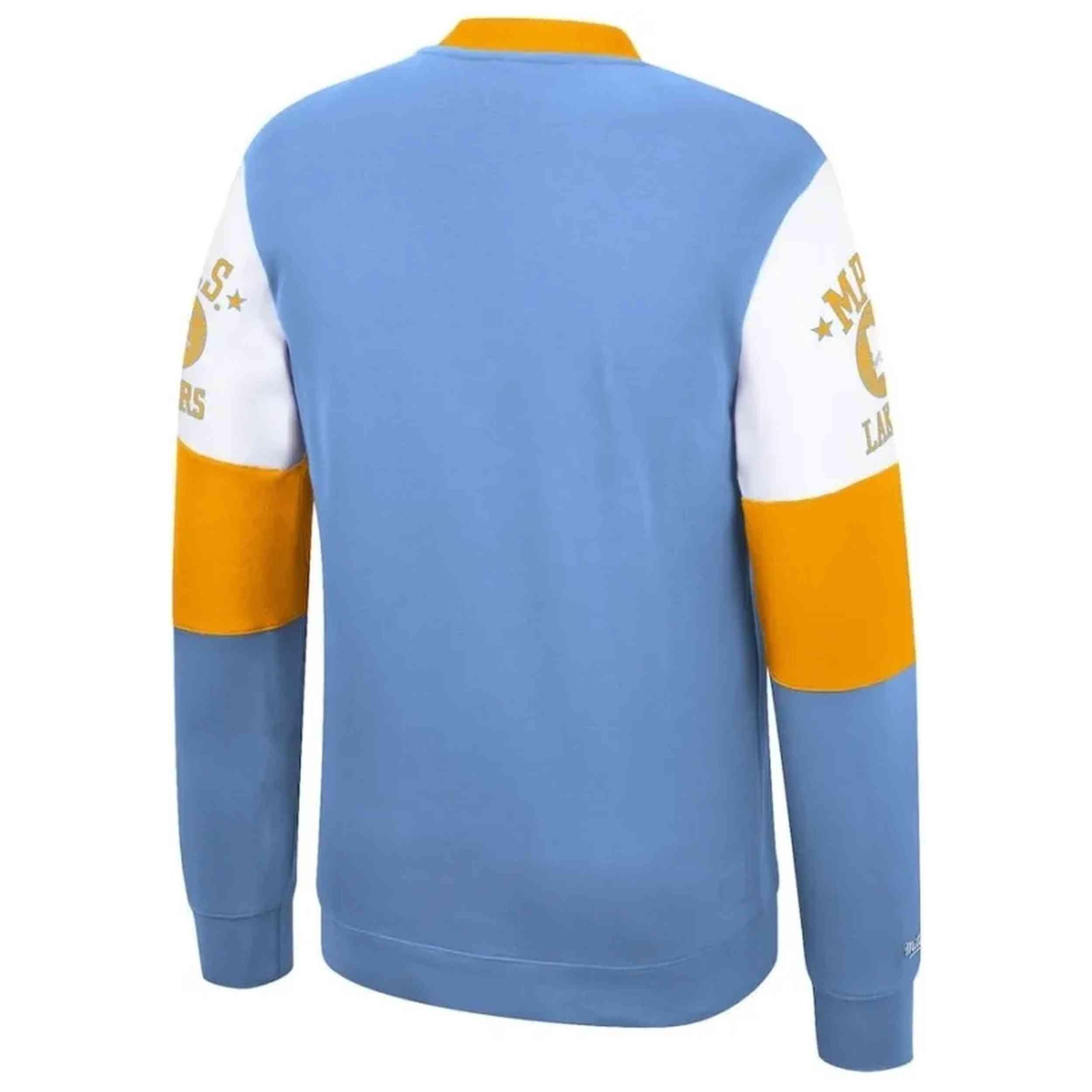 Sweat à capuche Mitchell & ness modèle FCPO1037-MLAYYPPPLTBL pour enfants 2/3