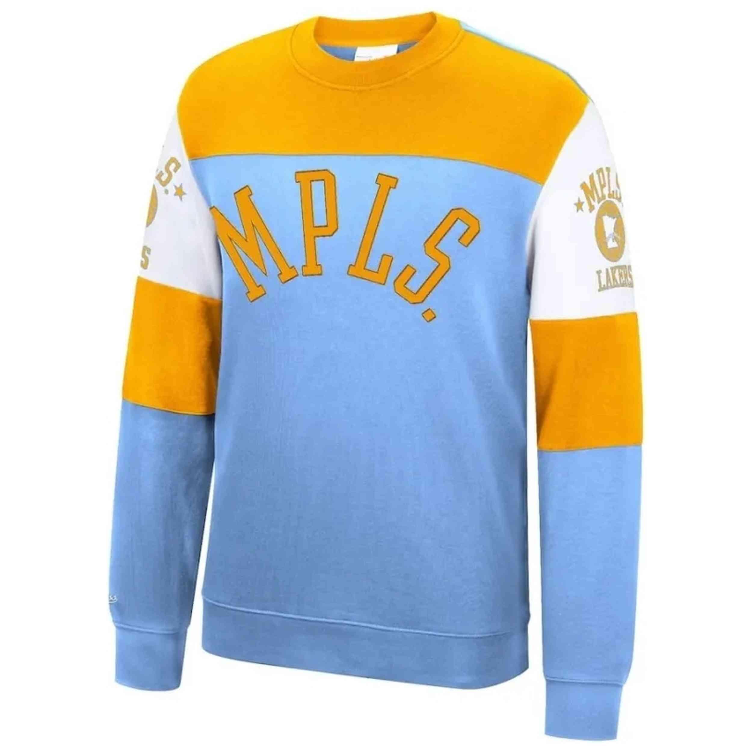 Sweat à capuche Mitchell & ness modèle FCPO1037-MLAYYPPPLTBL pour enfants 1/3