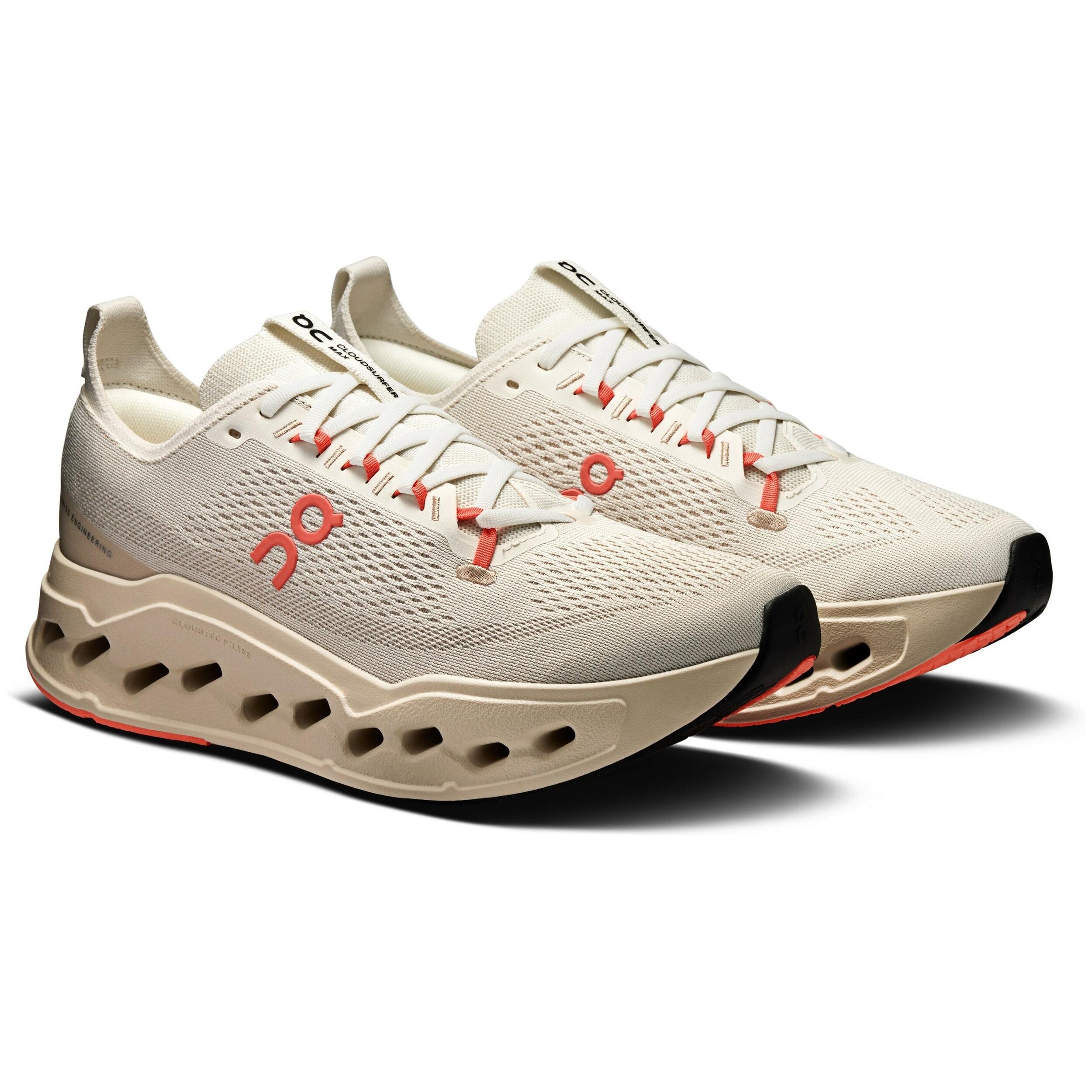 Buty do biegania męskie On Cloudsurfer Max ivory/salmon 2/7