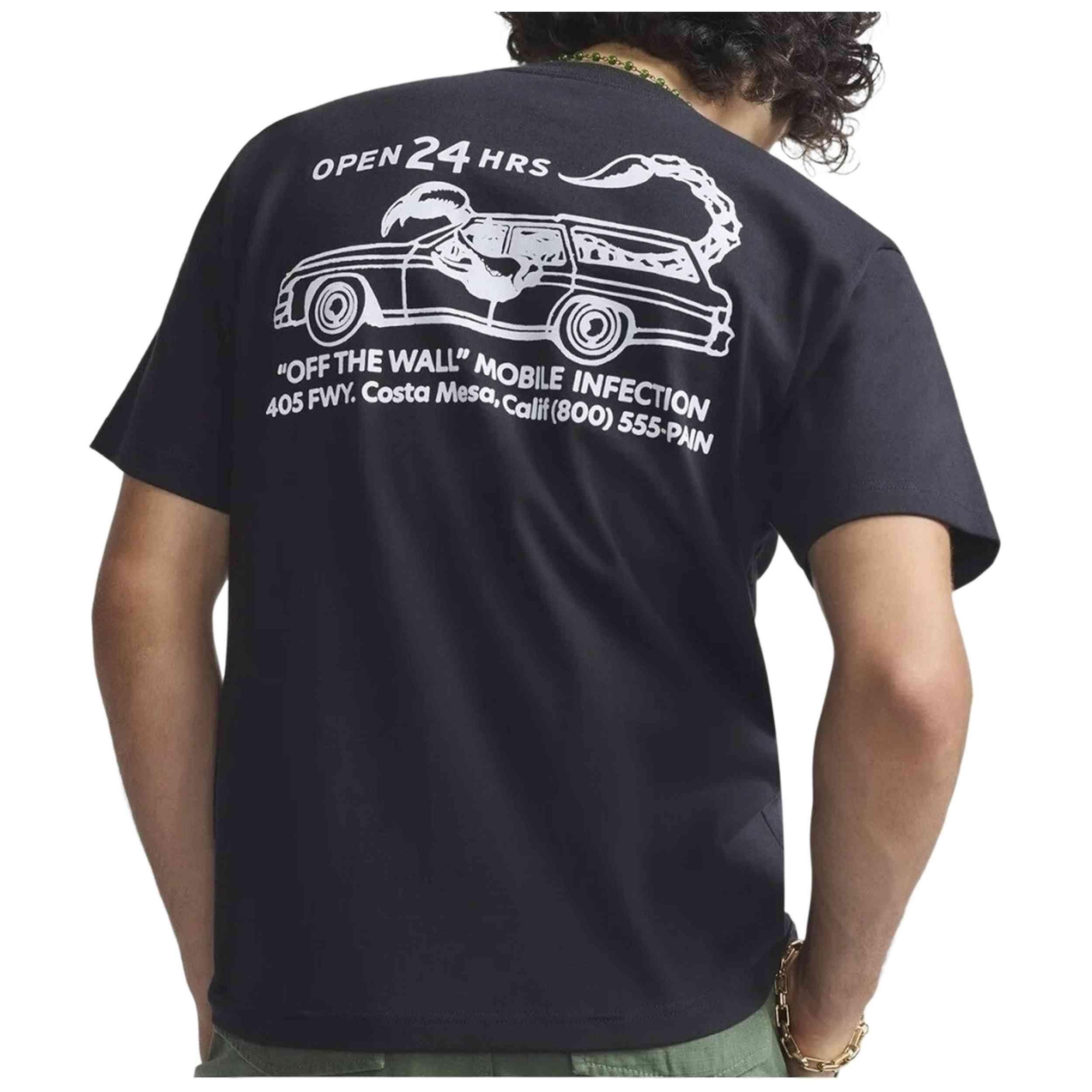 T-shirt Vans modèle VN000PDABLK1 pour homme 3/4