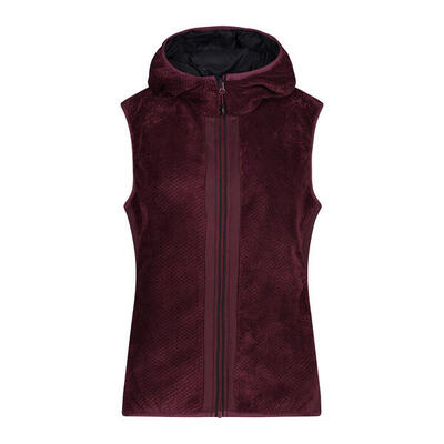 Dames mouwloze hoodie fleece cmp high loft