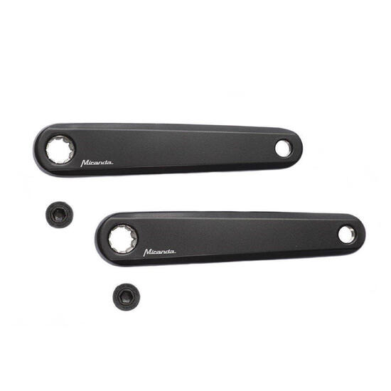 Zestaw korb Miranda Delta do e-bike Bosch 170 mm aluminium czarny