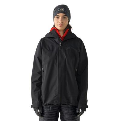 Haglöfs l.i.m airak 2.5l blauwe waterdichte jas met capuchon voor dames