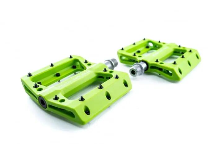 Pedale CUBE RFR FLAT ETP, platformă din termoplastic, pereche, verde 3/3