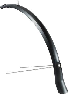 Parafango anteriore Batavus Snello 28 inch 46 mm nero opaco.