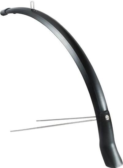 Parafango anteriore Batavus Snello 28 inch 46 mm nero opaco.