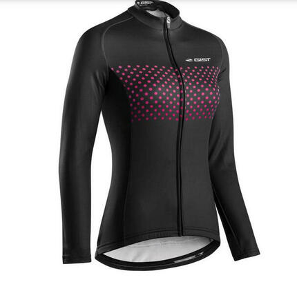 Vélo - Maillot d'hiver POIS Lady, rose
