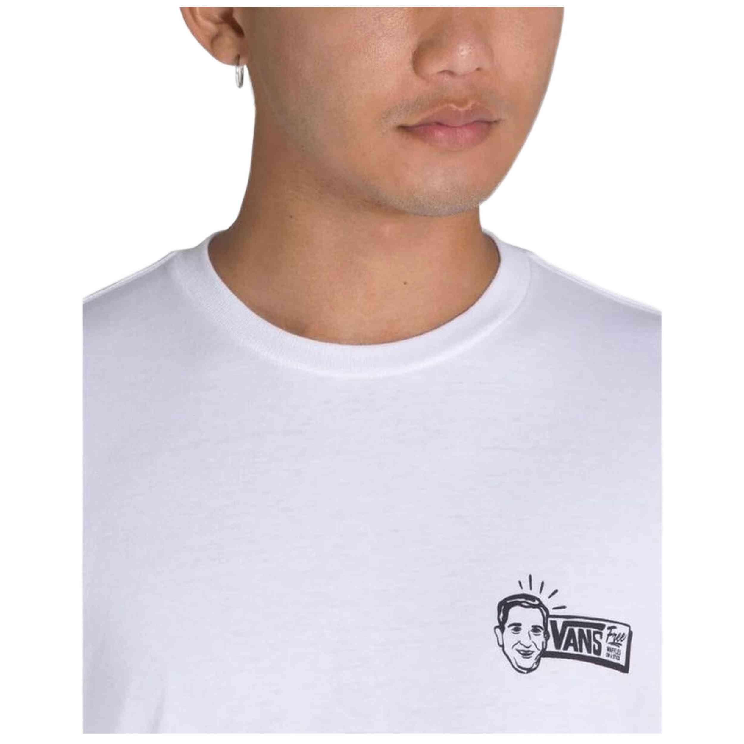 T-shirt met korte mouwen Vans model VN000M5AWHT1 voor mannen 3/3