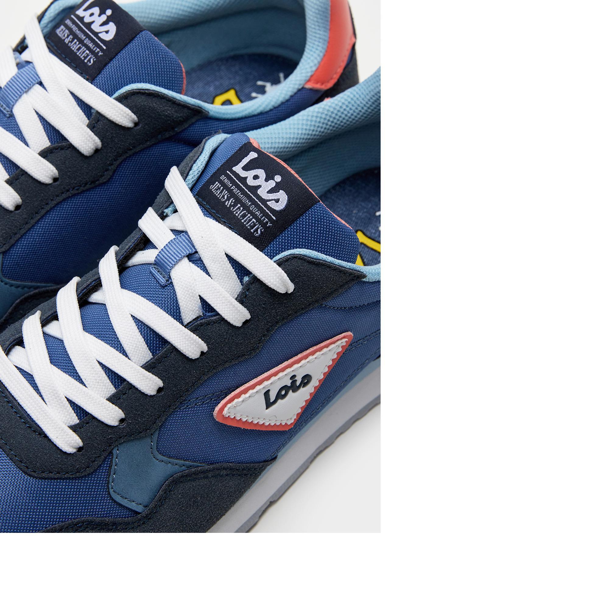 Zapatillas Hombre Lois 64527 Azules 5/5