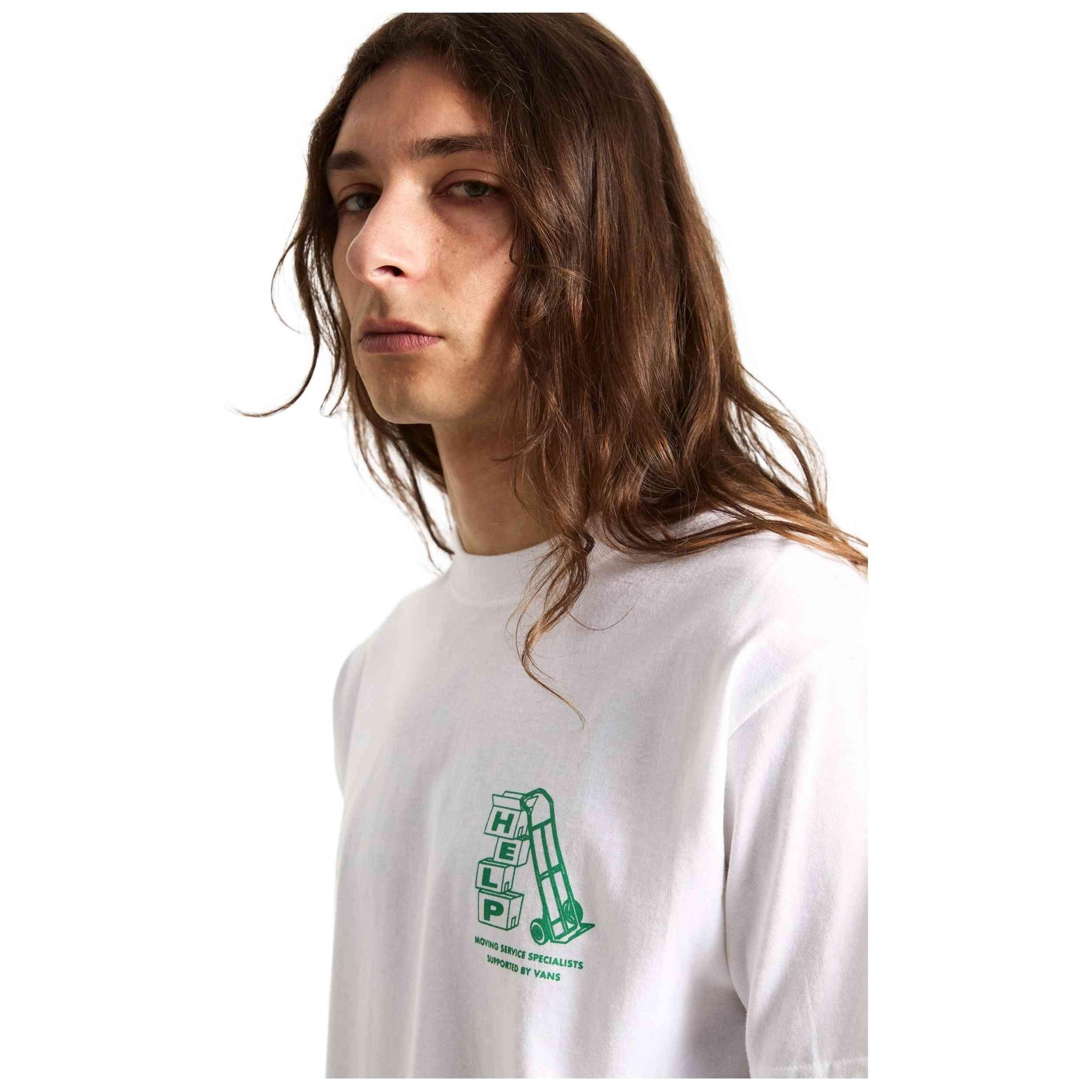 Maglia a maniche corte Vans modello VN000PCQWHT1 per uomini 4/5