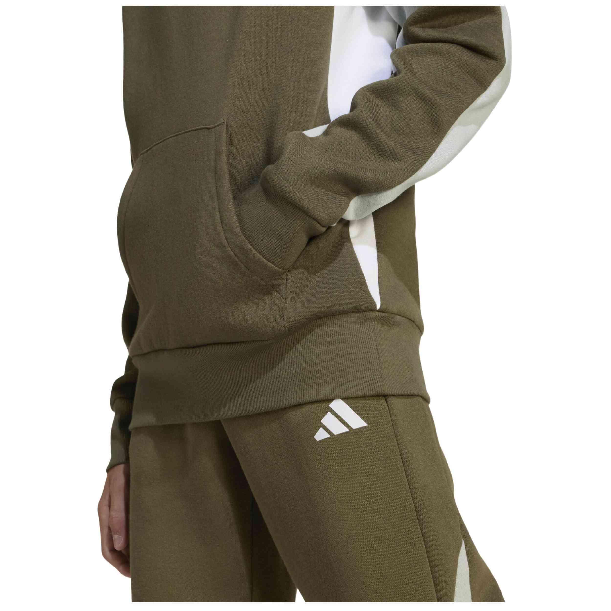 Felpa con cappuccio Adidas modello JD0056 per unisex ragazzi 5/5