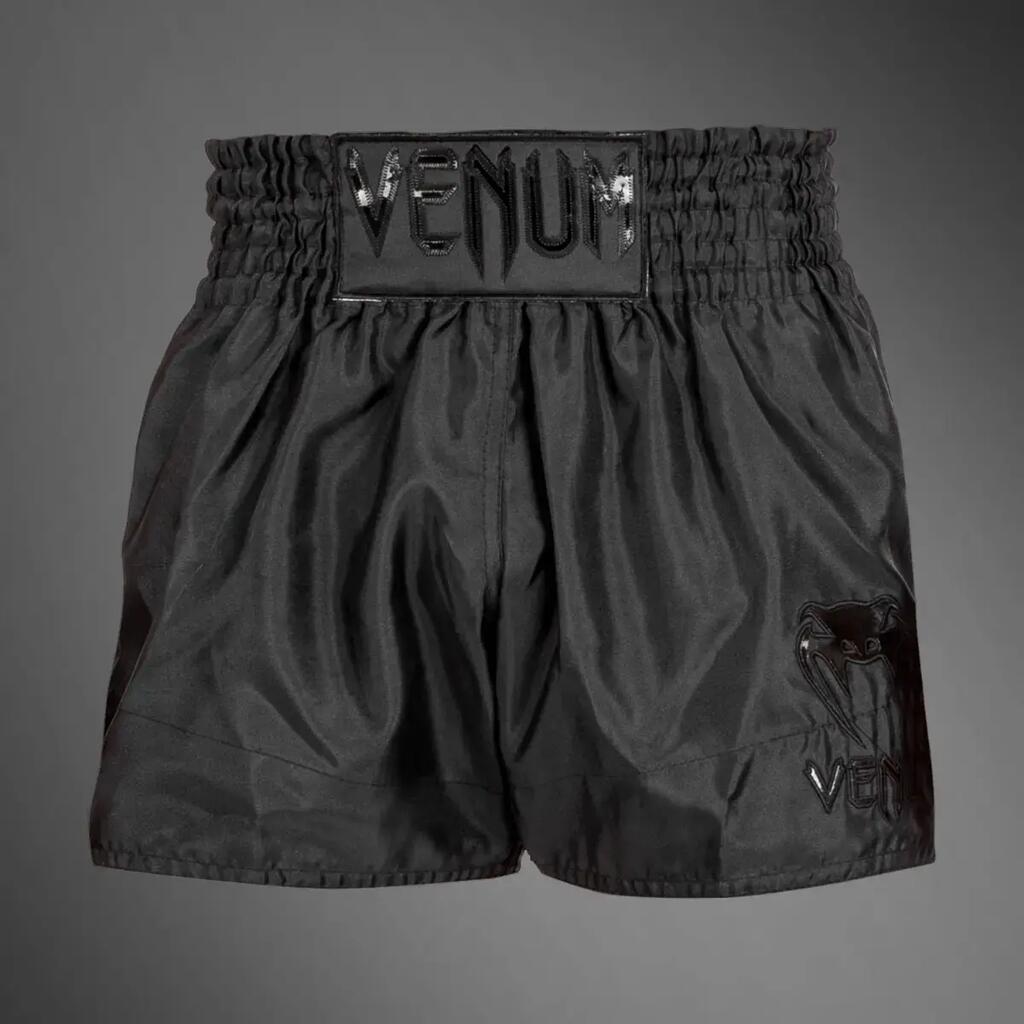 Venum Classic Muay Thai Shorts Black/Black S
