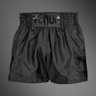 Venum Classic Muay Thai Shorts Black/Black S