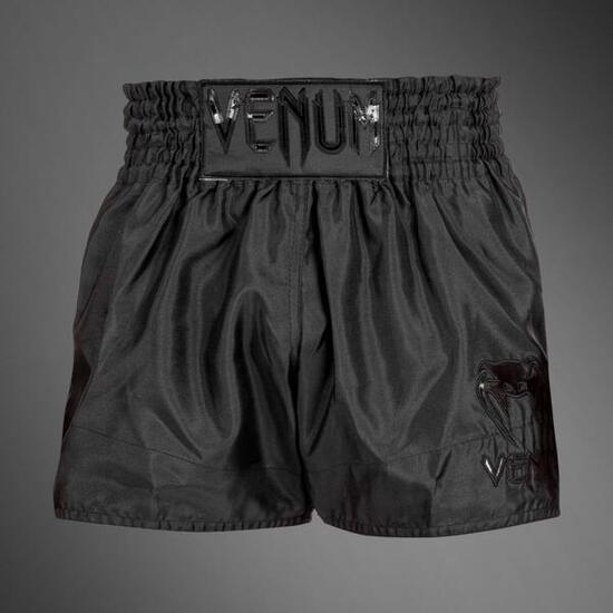 Venum Classic Muay Thai Shorts Black/Black S
