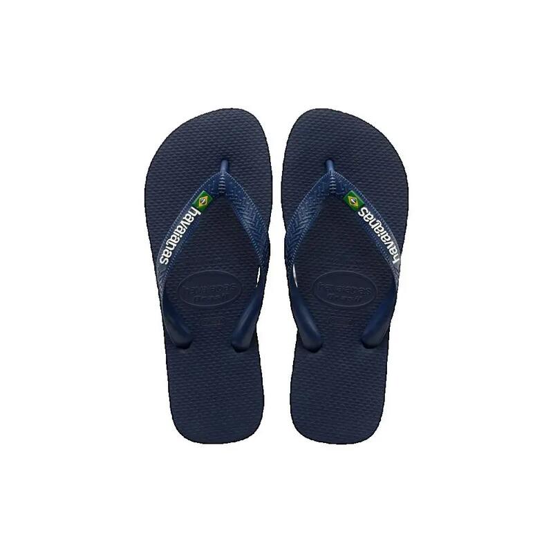 Sandale Havaianas Brasil Logo Albastru