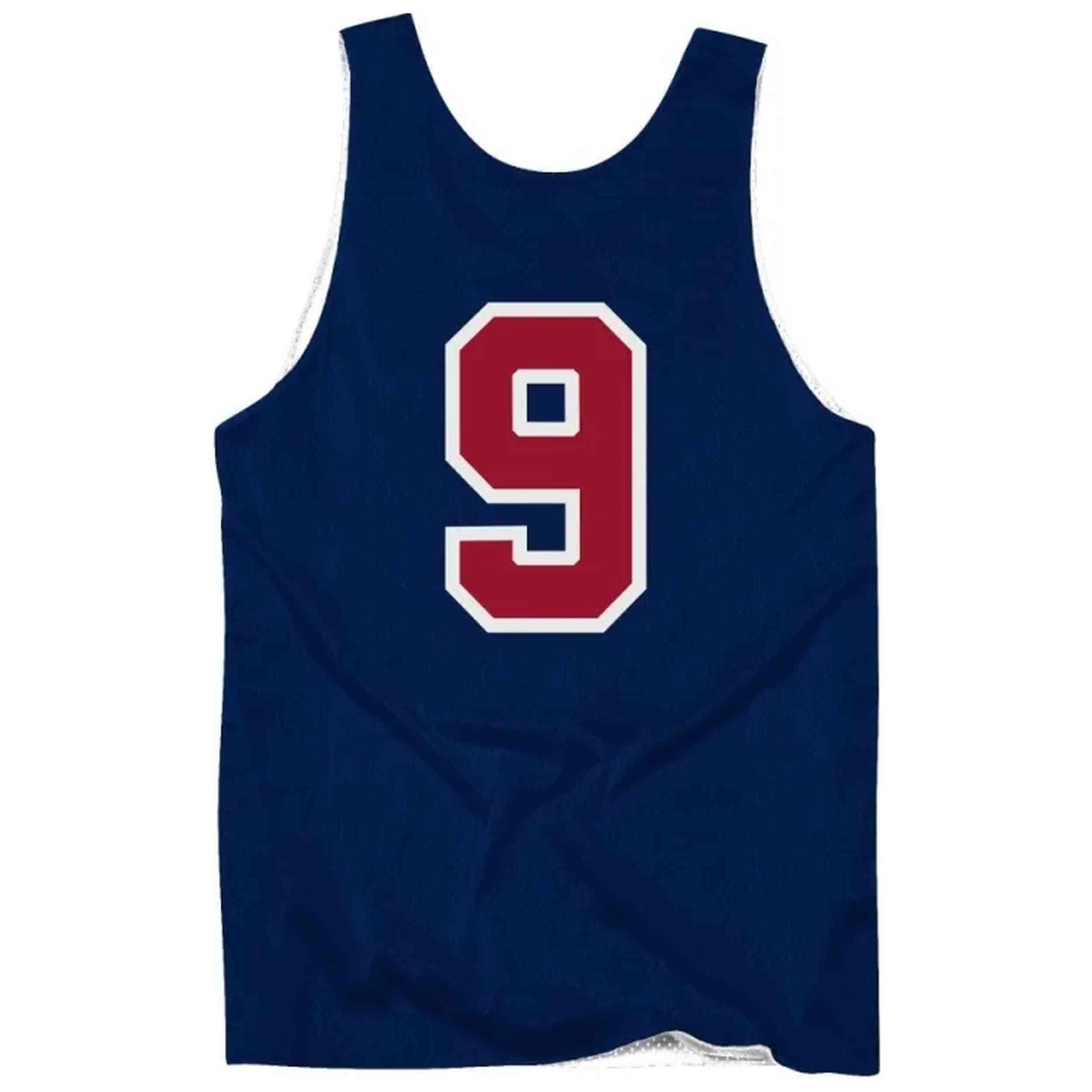 Maillot de basket Mitchell & ness modèle ARPJGS18435-USANAVY92MJO pour homme 3/3
