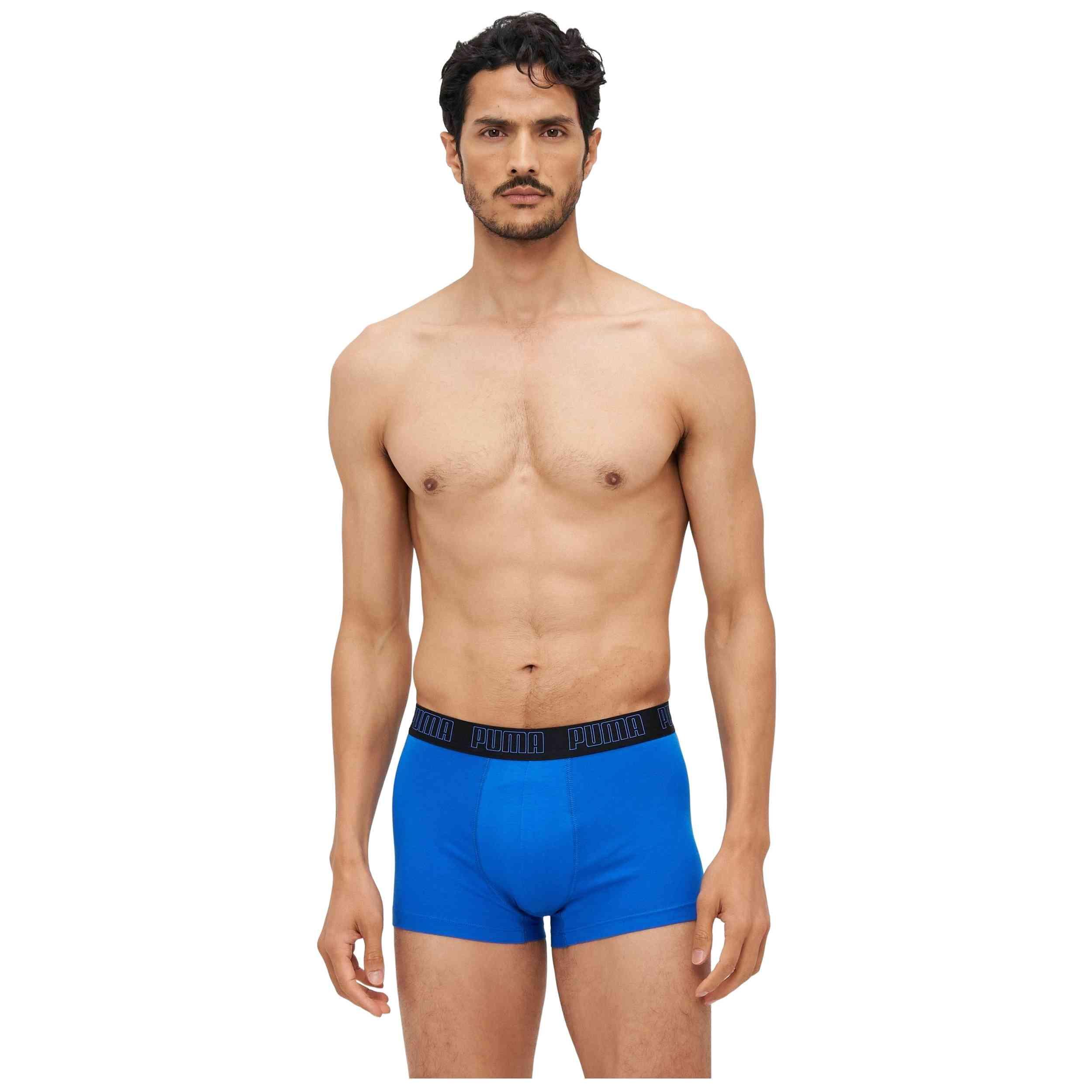 Puma - Boxers Puma Modèle 701226388020 Pour Homme - Caleçon - Bleu - Decathlon