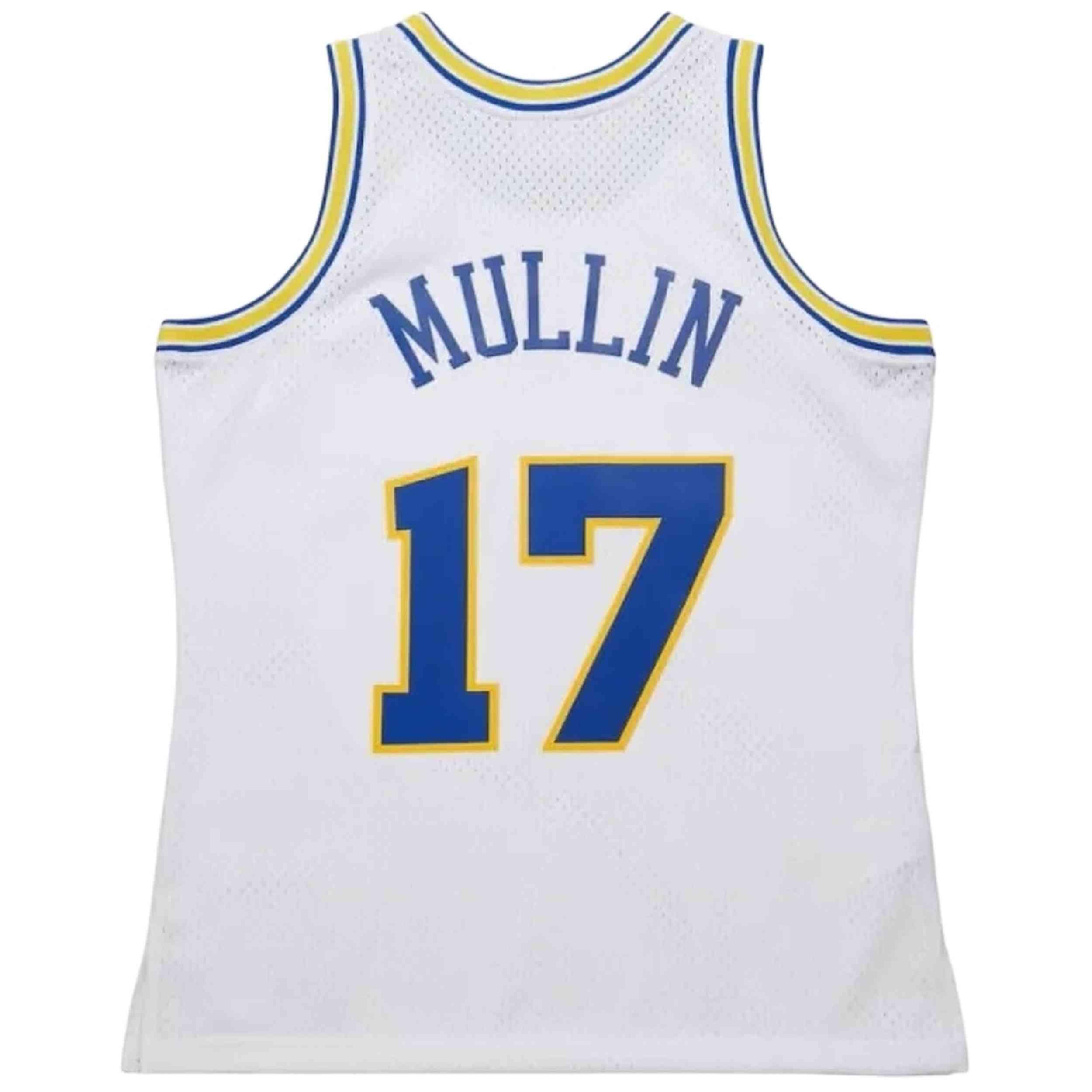 Camiseta de baloncesto Mitchell & ness modelo JY10740-GSWWHIT para unisex 2/3