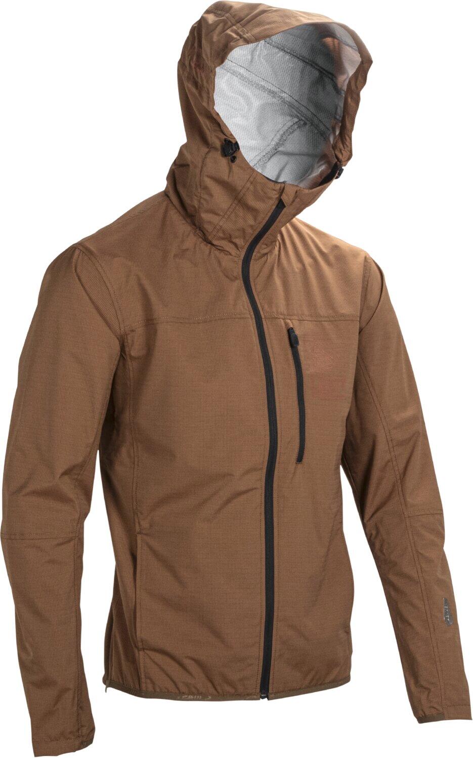 LEATT MTB-Jacke Hydradri 2.0 wasserdicht und atmungsaktiv Braun Herren