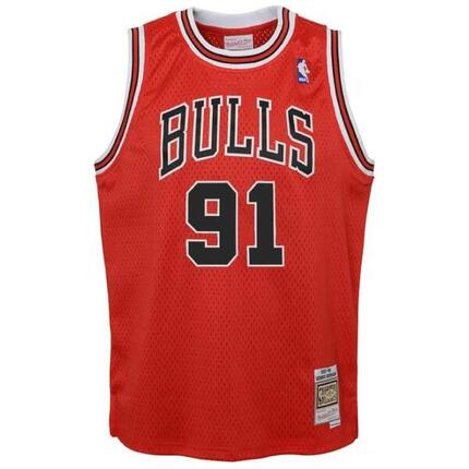Maillot de basket Mitchell & ness modèle EN2B7BRD0-BULDR pour unisexe enfants
