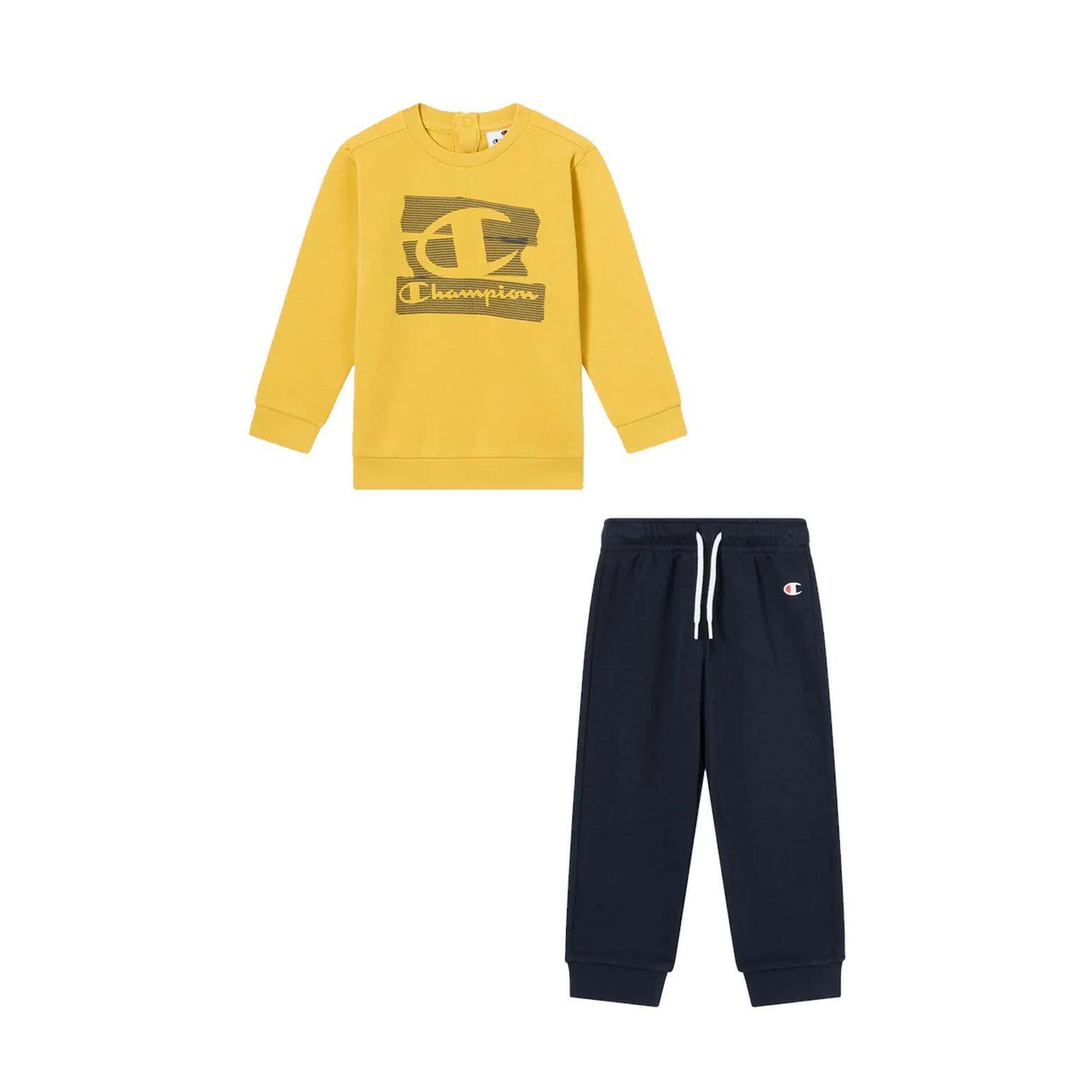 Champion - Survêtement Complet Champion Modèle 307268-ys153 Pour Unisexe Enfants - Survêtement - Jaune - 6 Mois - Decathlon